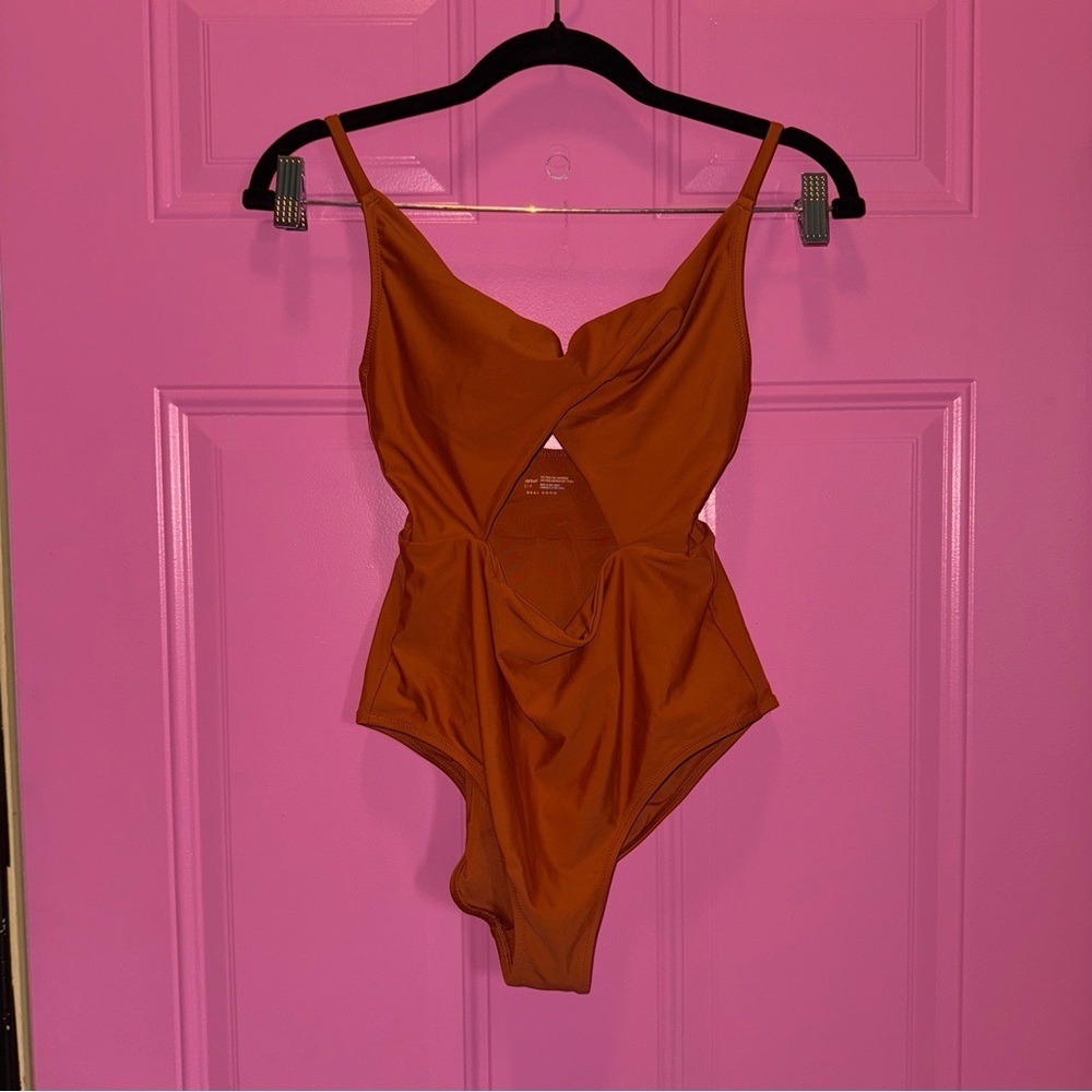 Aerie Terracotta One Piece Swimsuit - Picture 1 of 4